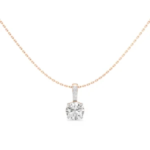 Diamond Radiance Solitaire Necklace