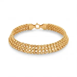 22KT Gold Multi-Link Chain Bracelet