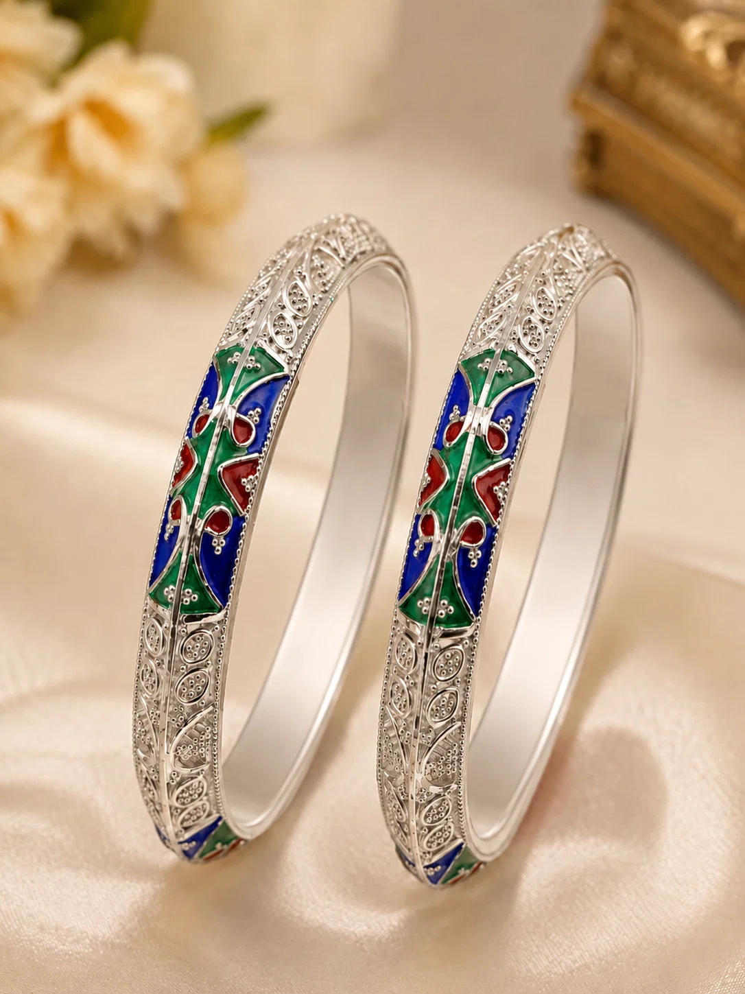 Pure Silver Bangels, Made to Shine