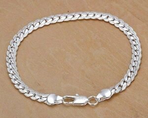 Men’s Silver Wristlet, Timeless Style on Your Wrist