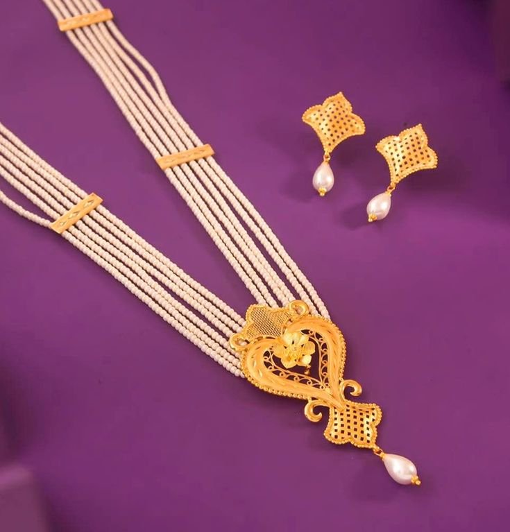 Sitahaar with Earrings, A Timeless Bengali Tradition